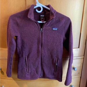 Patagonia Kids' Maroon Fleece Jacket